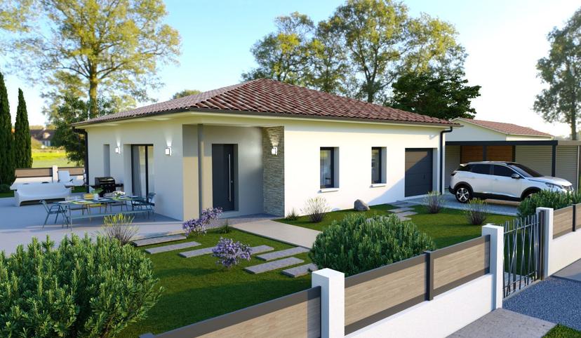 Projet de construction d'une maison 100 m² avec terrain à SAINT-AUBIN-DE-MEDOC (33)