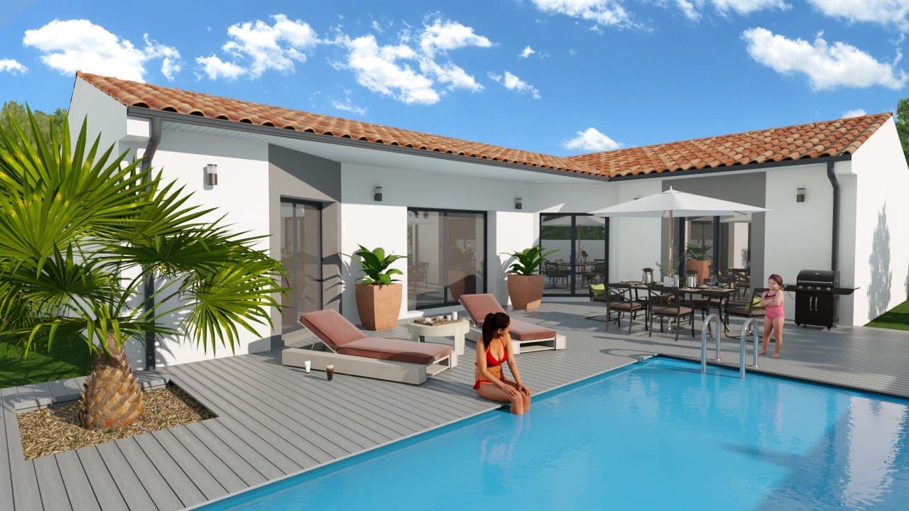 Villa luxueuse avec piscine et terrasse ensoleillée