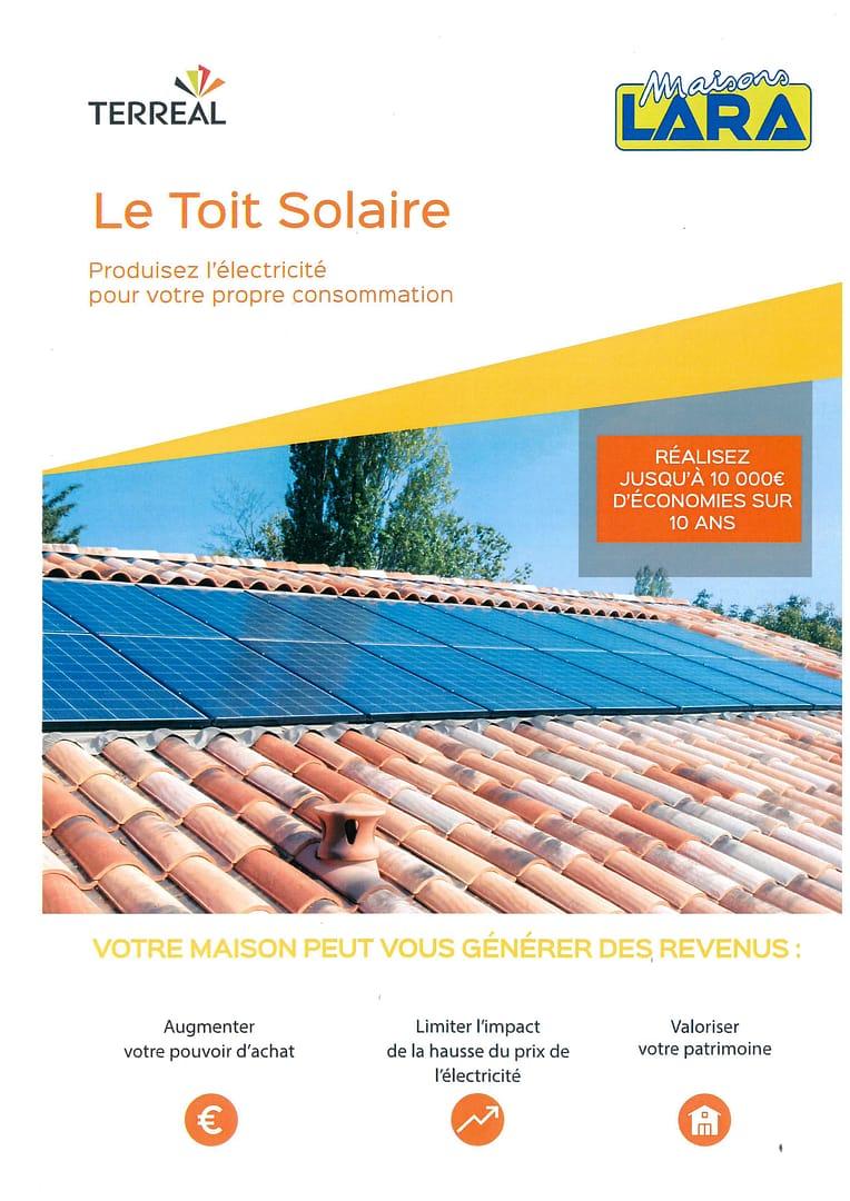 Panneau solaire Terreal économie énergie maison durable toiture