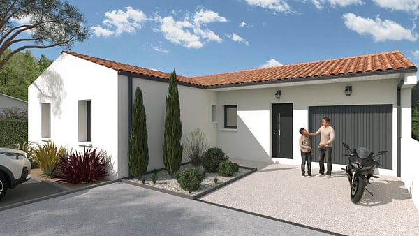 FACADE AVANT ROMANE 85