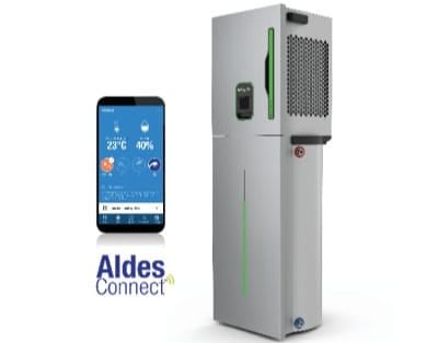 Système ventilation connecté Aldes avec application mobile contrôle climat